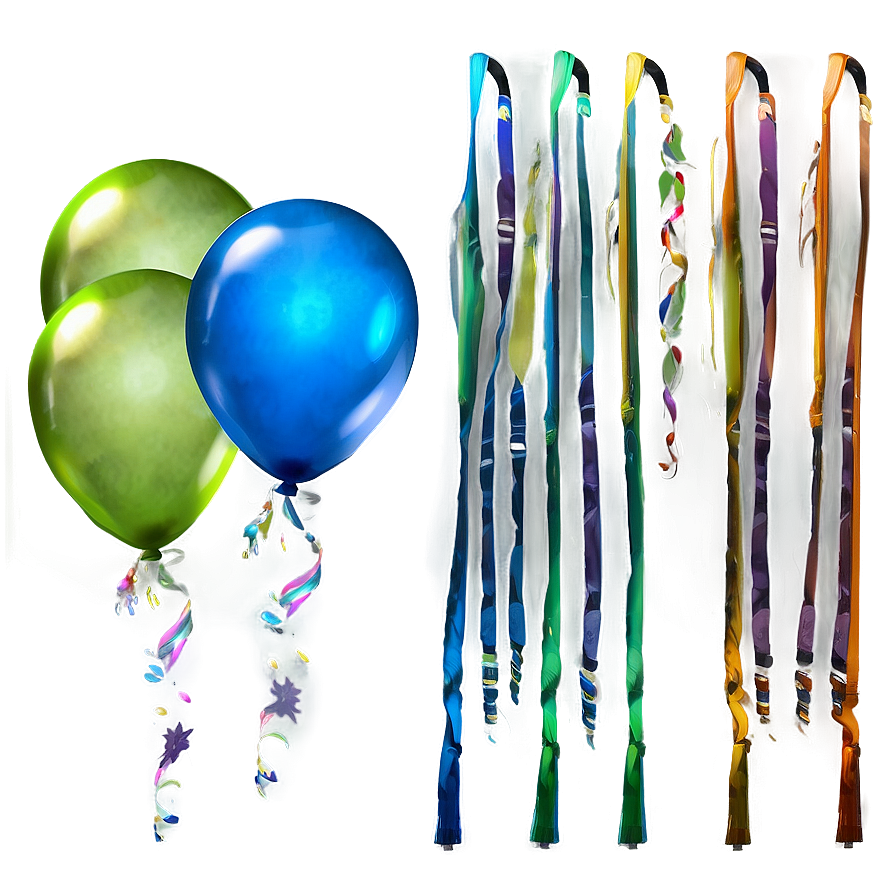 Vibrant Blue Balloons Png Awm15 PNG Image