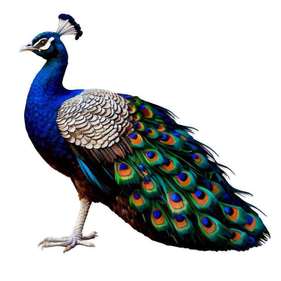 Vibrant Blue Peacock Png 16 PNG Image