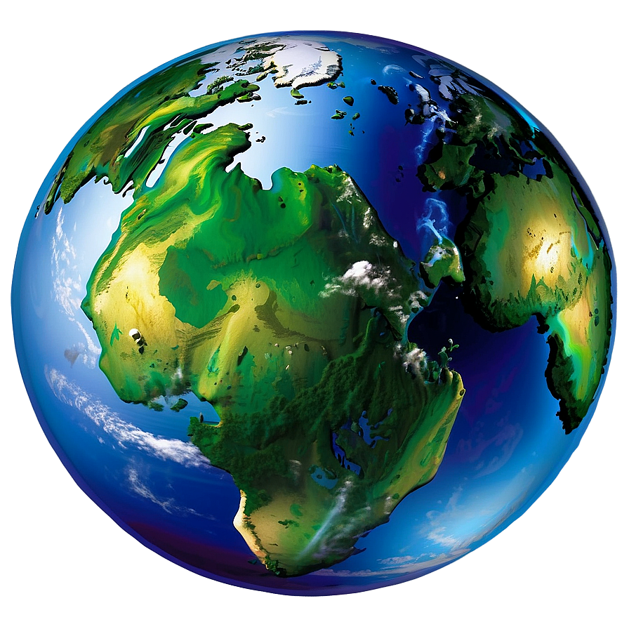 Vibrant Blue Planet Graphic Png 06292024 PNG Image