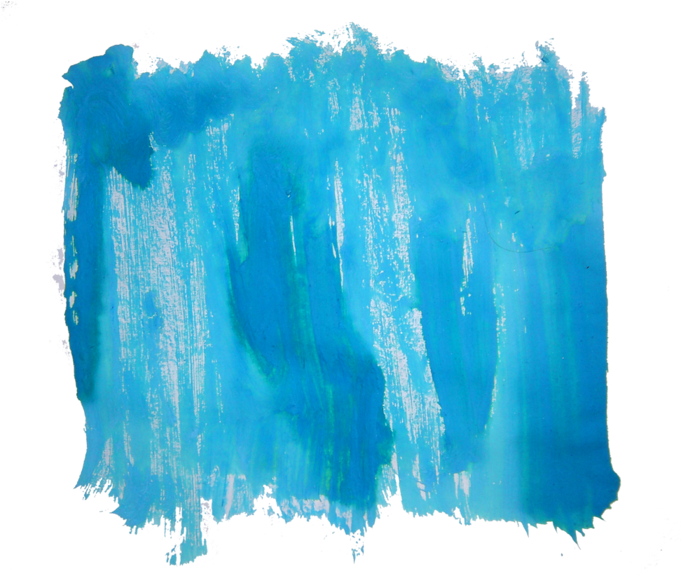 Vibrant Blue Watercolor Texture PNG Image