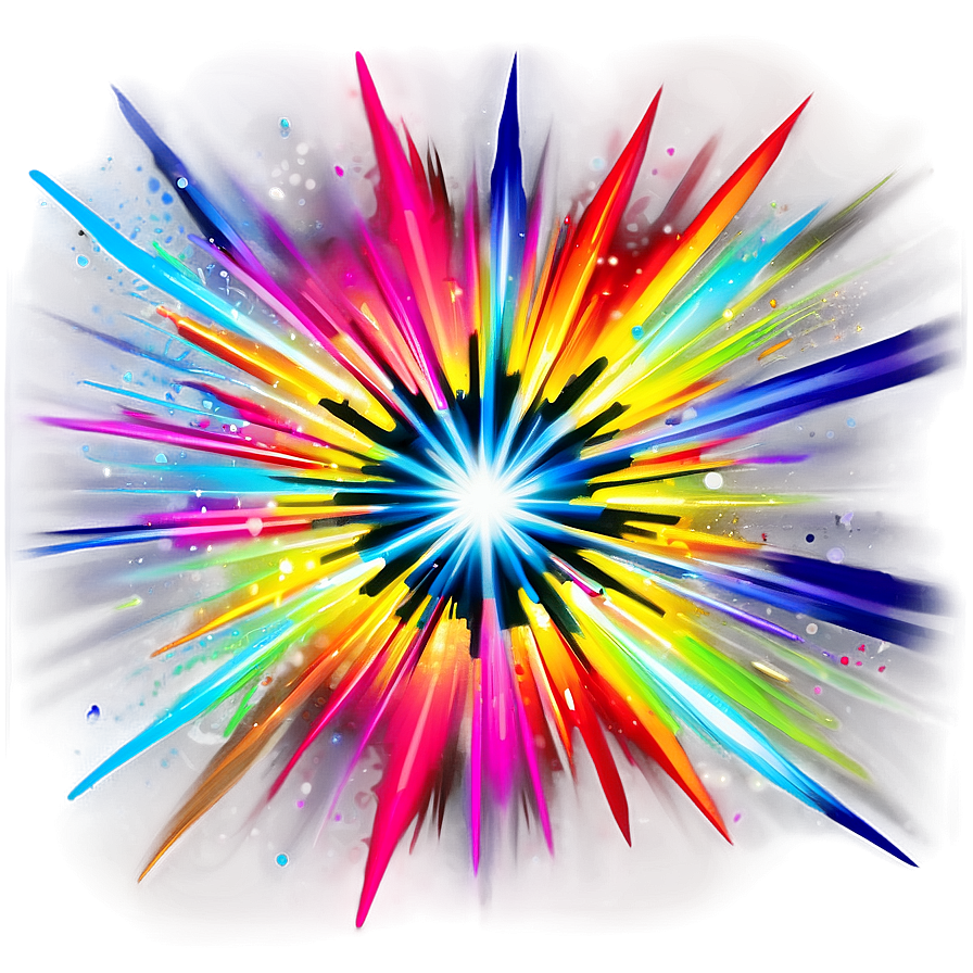 Vibrant Bright Light Burst Png Eeu PNG Image