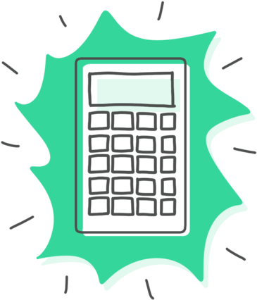 Vibrant Calculator Icon PNG Image