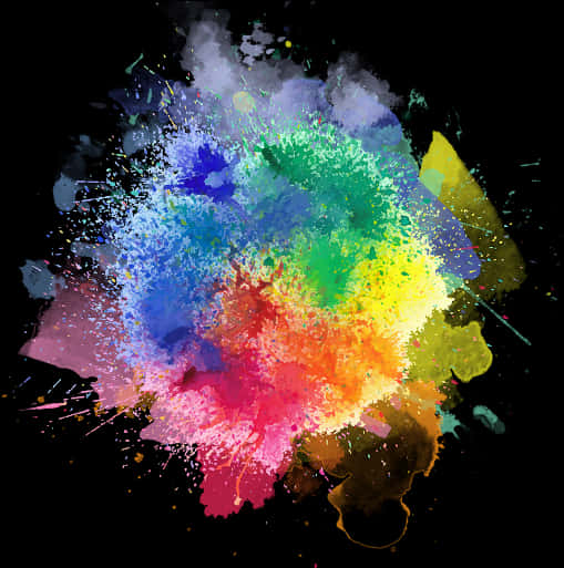 Vibrant_ Color_ Explosion_ Effect PNG Image