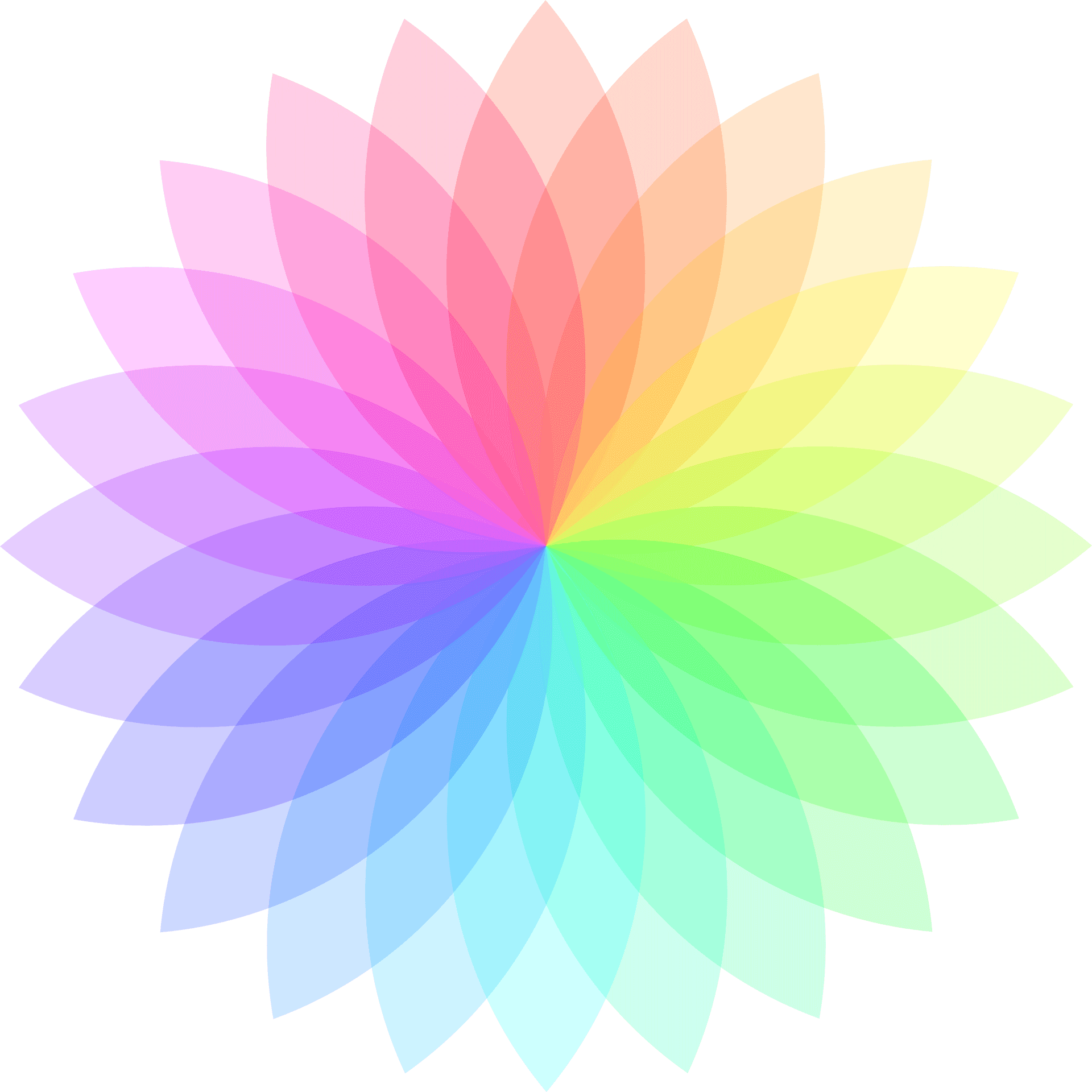 Vibrant Color Wheel Graphic PNG Image