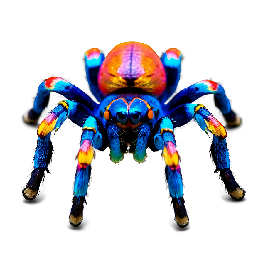 Vibrant Colored Tarantula Png 4 PNG Image