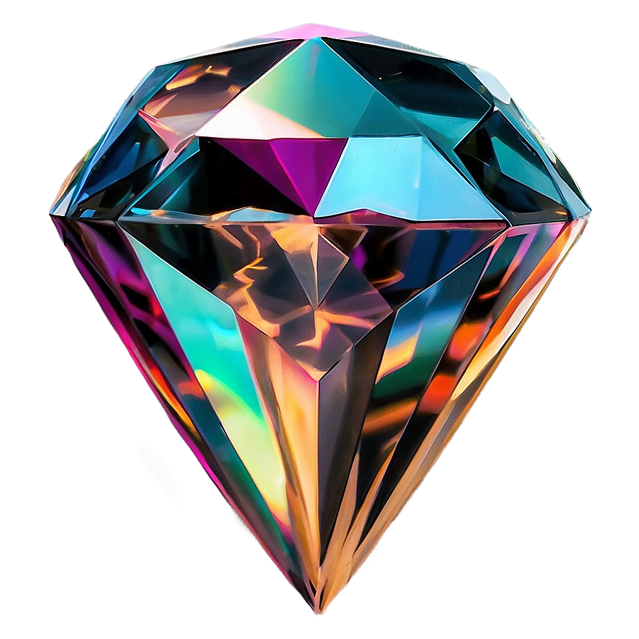 Vibrant Diamond Reflection Png Npf63 PNG Image