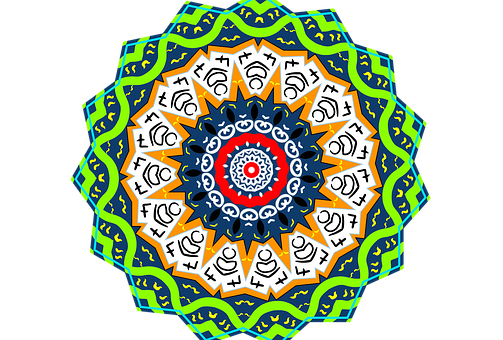 Vibrant_ Digital_ Mandala_ Art PNG Image