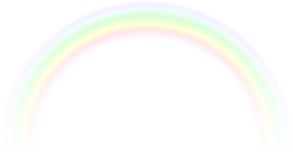 Vibrant Digital Rainbow Art PNG Image