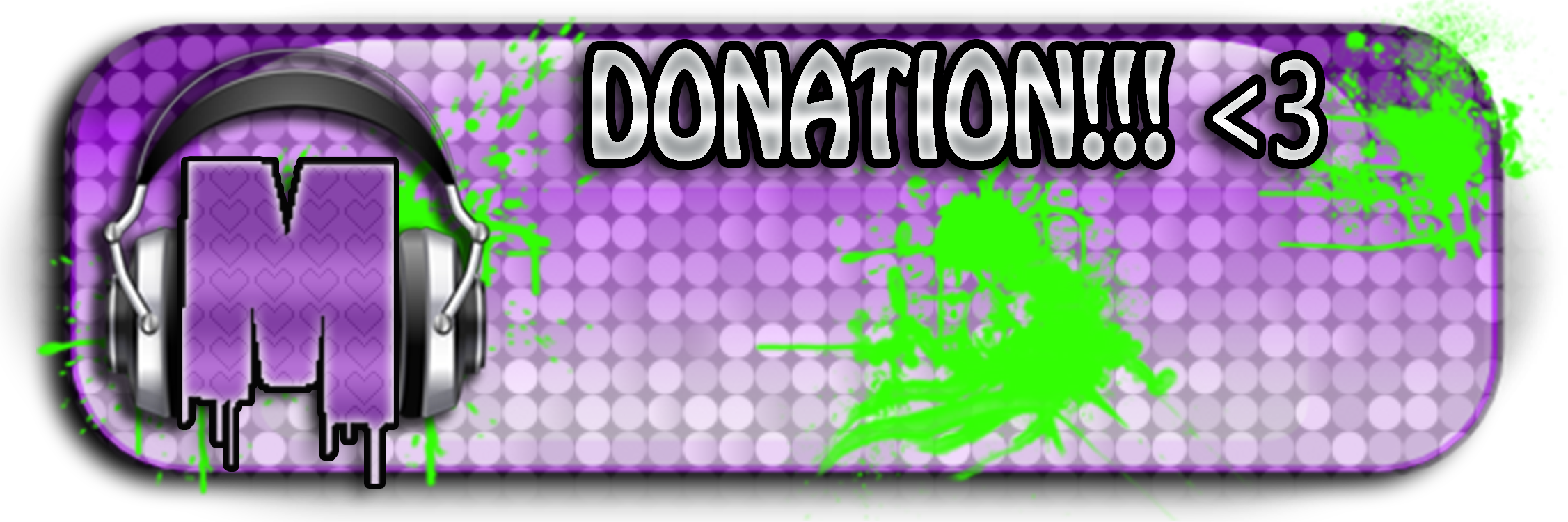 Vibrant Donation Alert Graphic PNG Image