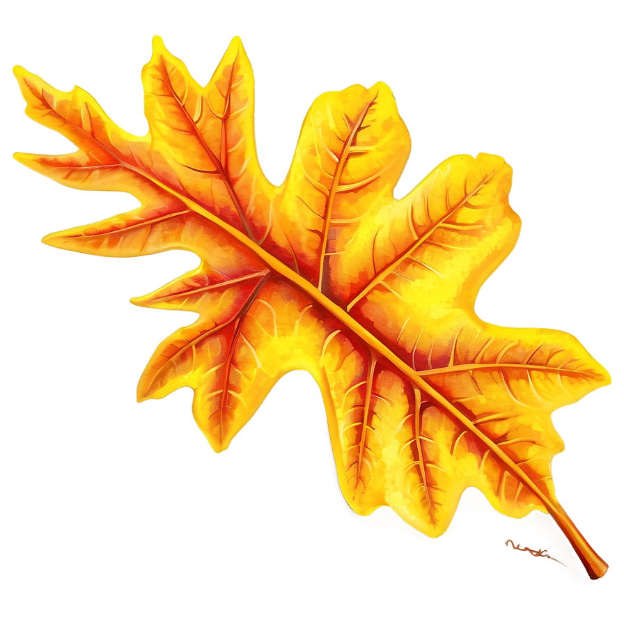 Vibrant Fall Leaf Png 9 PNG Image