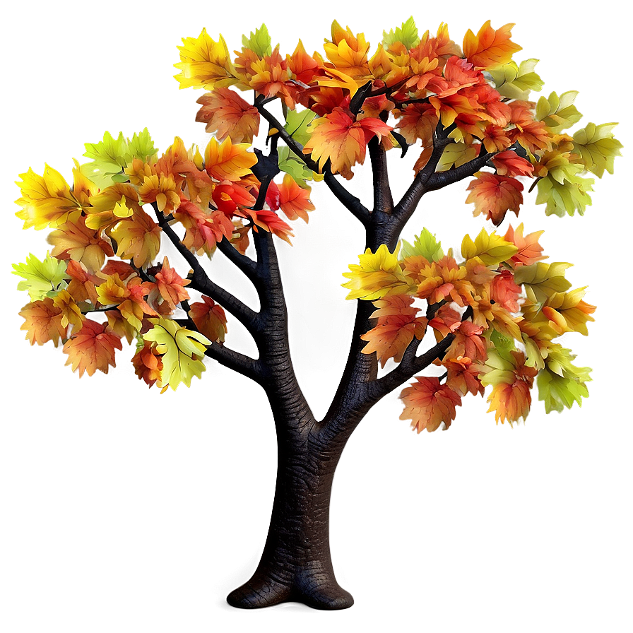 Vibrant Fall Tree Png 06122024 PNG Image