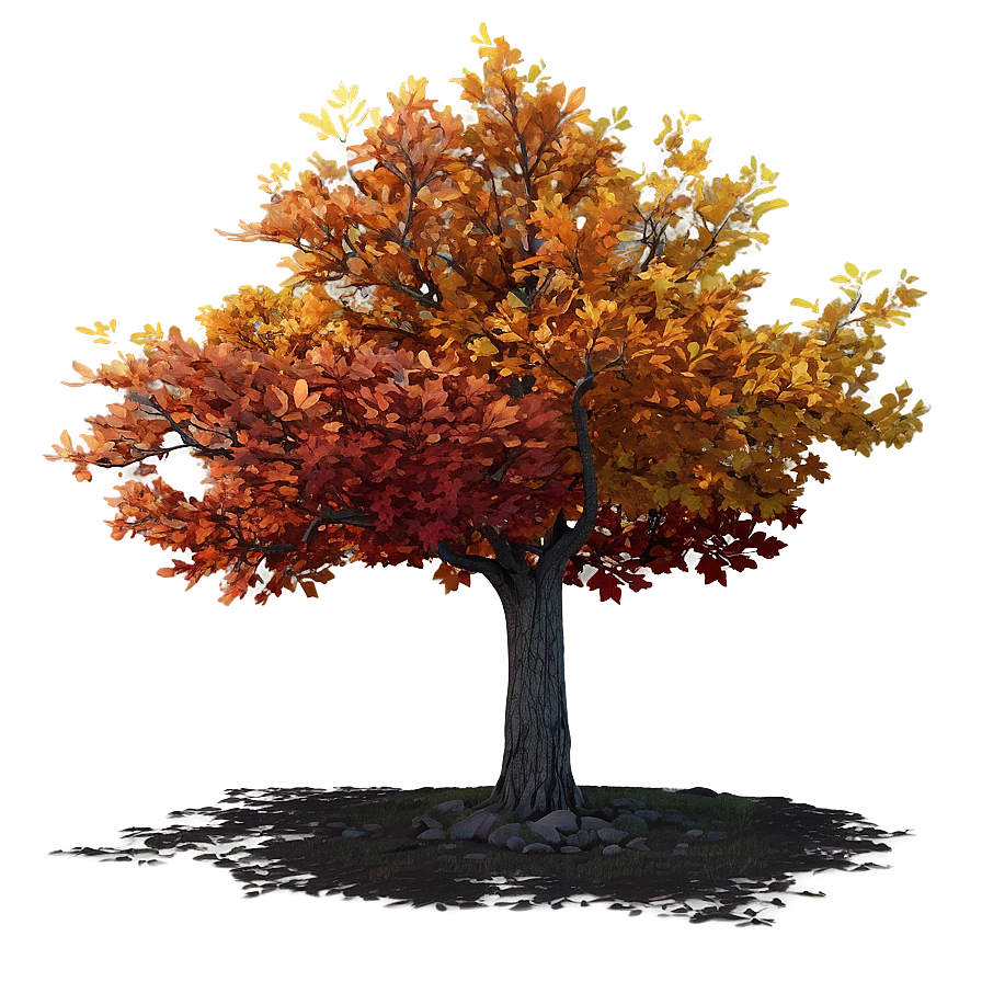 Vibrant Fall Trees Png 05042024 PNG Image