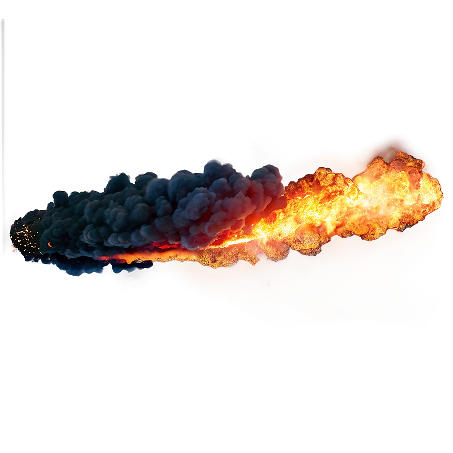 Vibrant Fire Explosion Png Cbg PNG Image