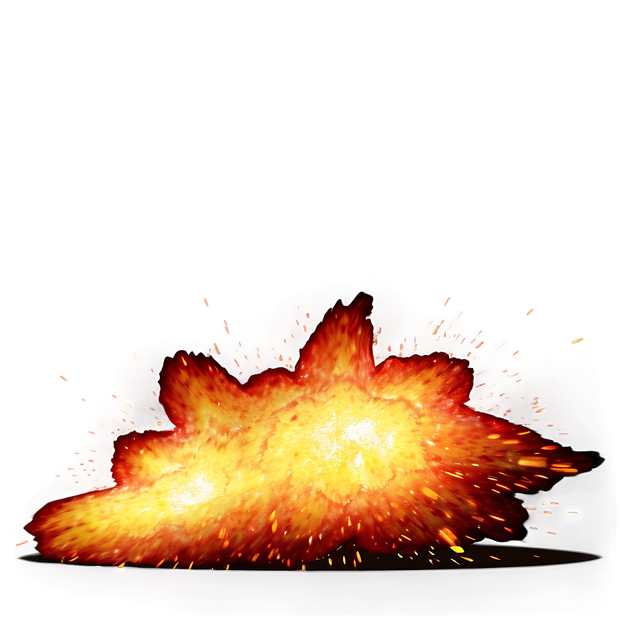 Vibrant Fire Explosion Png Iut PNG Image