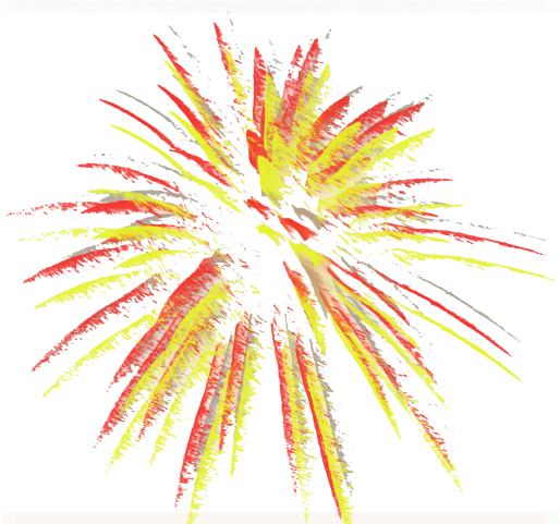 Vibrant Fireworks Display PNG Image