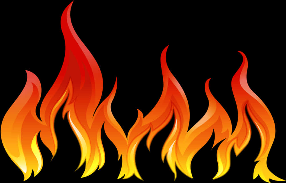 Vibrant_ Flame_ Graphic PNG Image