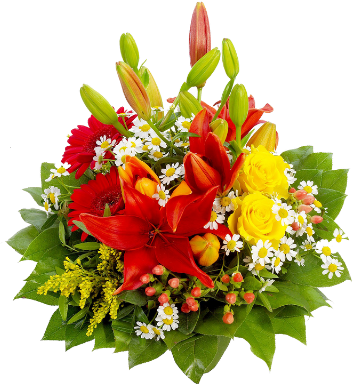 Vibrant_ Floral_ Arrangement.png PNG Image