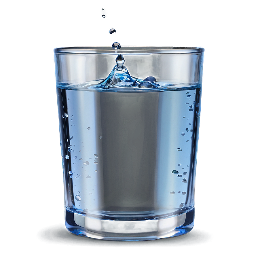 Vibrant Glass Of Water Png Bcf PNG Image