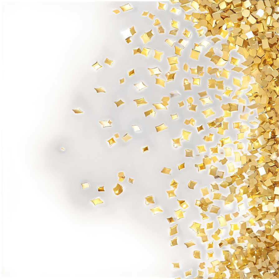 Vibrant Gold Confetti Png 05252024 PNG Image