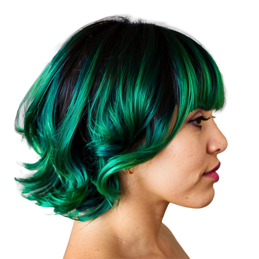 Vibrant Green Hair Png Jup PNG Image