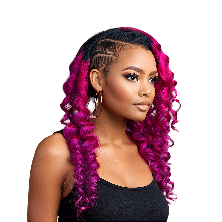 Vibrant Hair Edges Png Nrg PNG Image