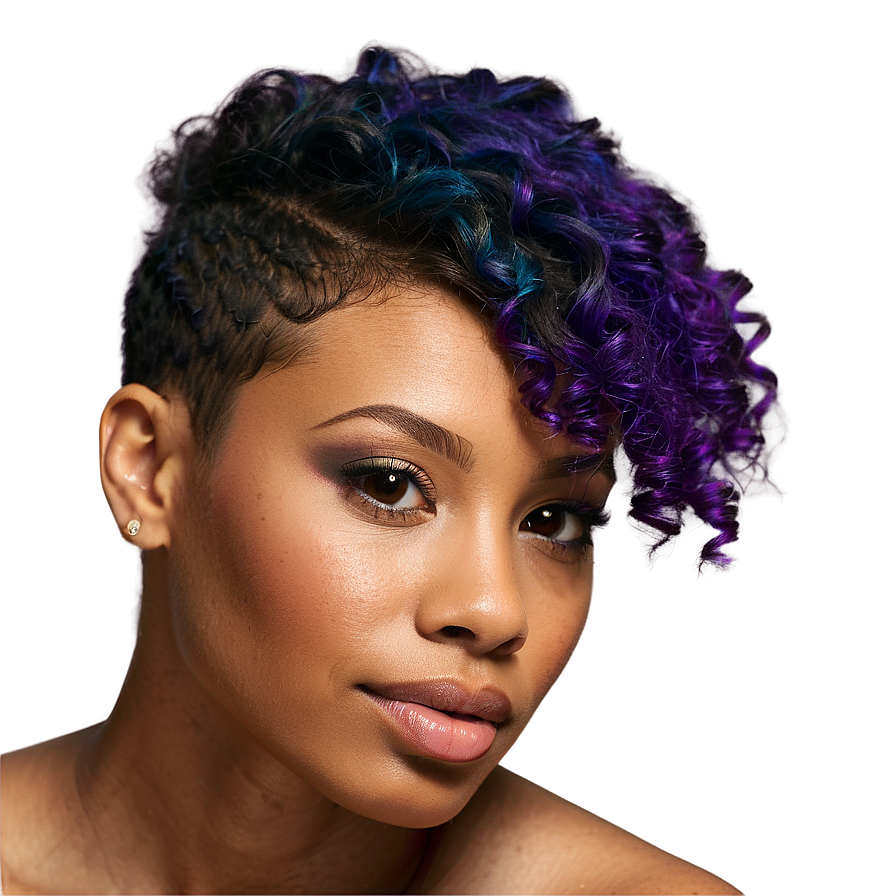 Vibrant Hair Edges Png Ruh74 PNG Image