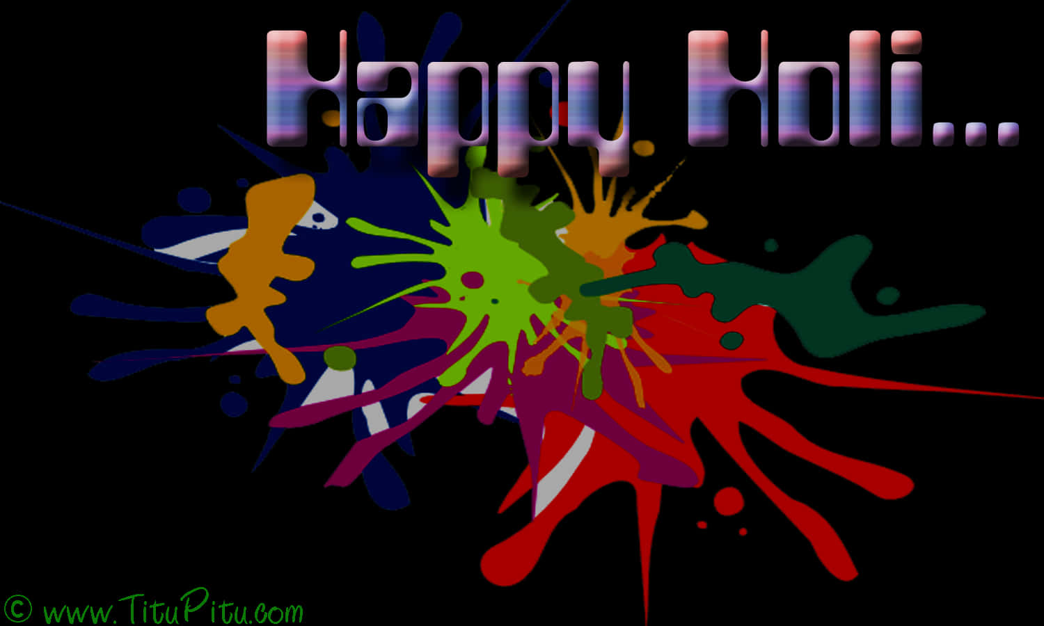 Vibrant_ Holi_ Celebration_ Background PNG Image