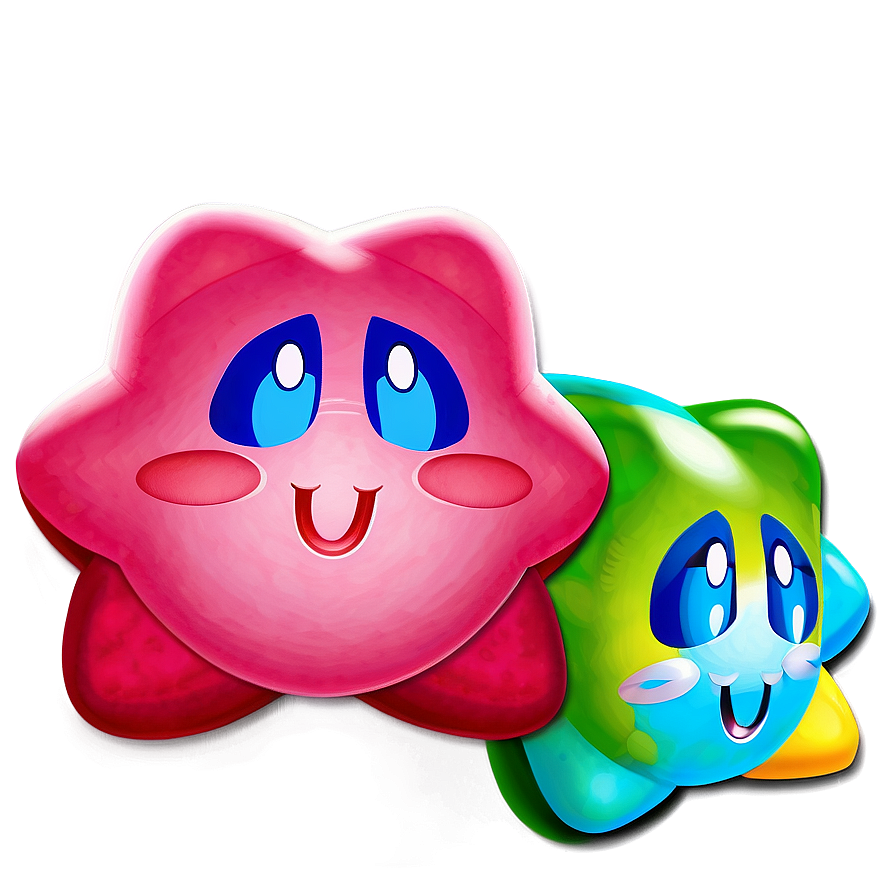 Vibrant Kirby Star Png Image Download Ljg PNG Image