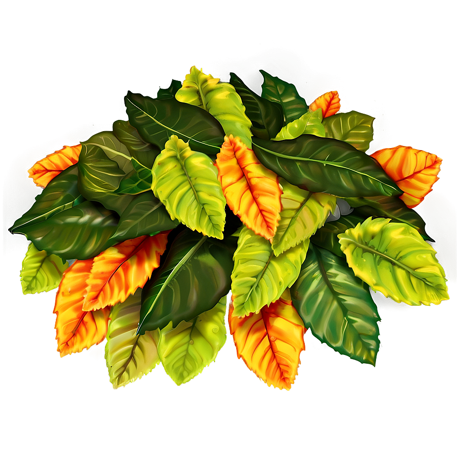 Vibrant Leaves Pile Png Xbi89 PNG Image