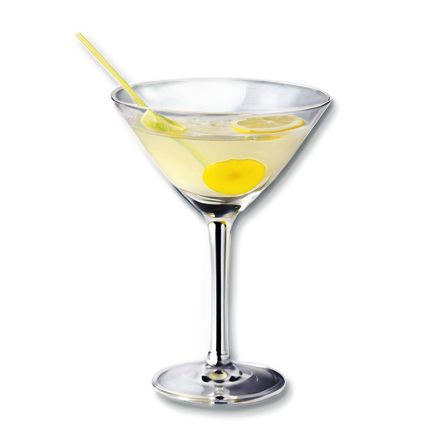 Vibrant Lemon Twist Martini Png Rxp PNG Image