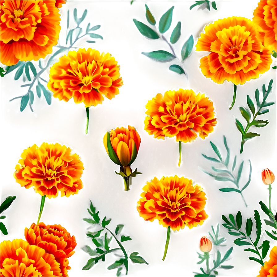 Vibrant Marigold Png Cli73 PNG Image