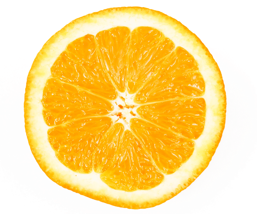 Vibrant Orange Slice PNG Image