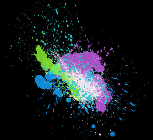 Vibrant_ Paint_ Splash_ Abstract PNG Image