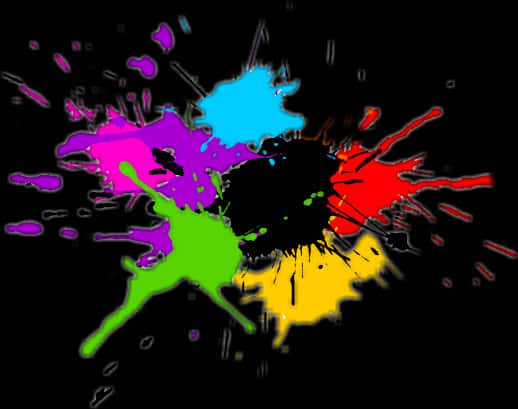 Vibrant_ Paint_ Splash_ Artwork PNG Image