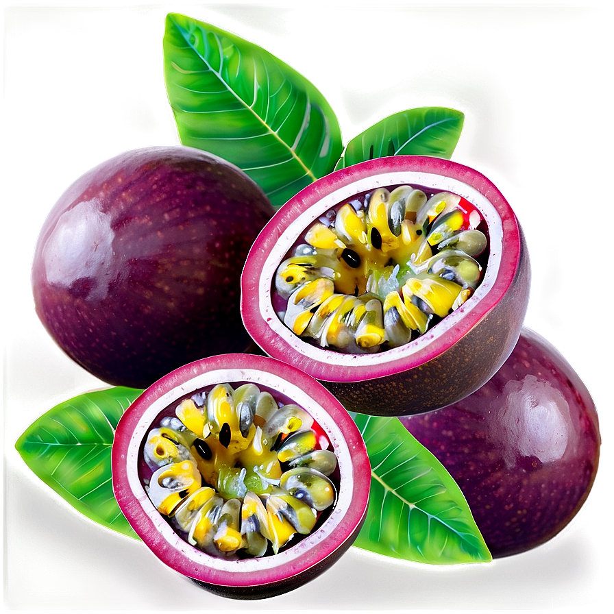 Vibrant Passion Fruit Background Png Pqp23 PNG Image