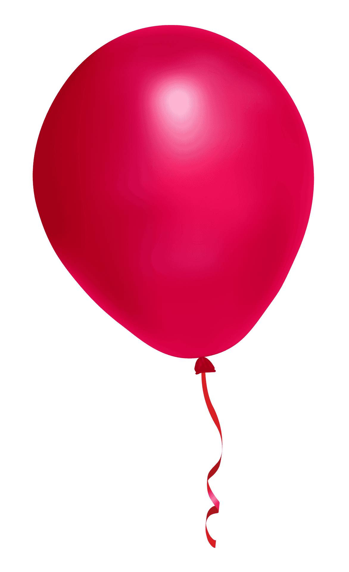 Vibrant Pink Balloon PNG Image