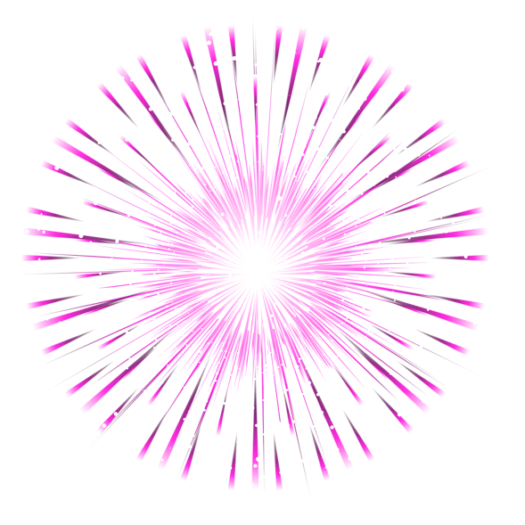 Vibrant Pink Firework Explosion PNG Image