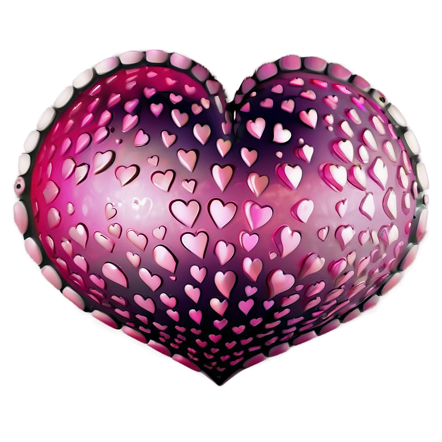 Vibrant Pink Heart Design Png 79 PNG Image