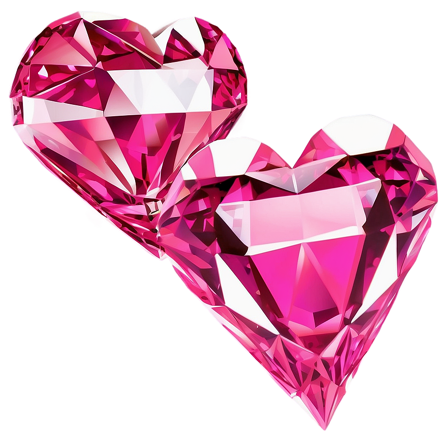 Vibrant Pink Heart Diamond Symbol Png Cfx PNG Image