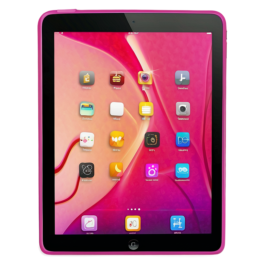 Vibrant Pink Ipad Png Njh PNG Image