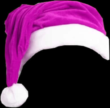 Vibrant Pink Santa Hat PNG Image