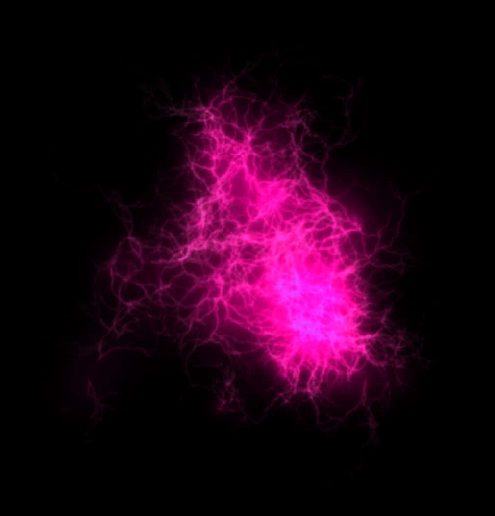 Vibrant Pink Smoke Abstract PNG Image