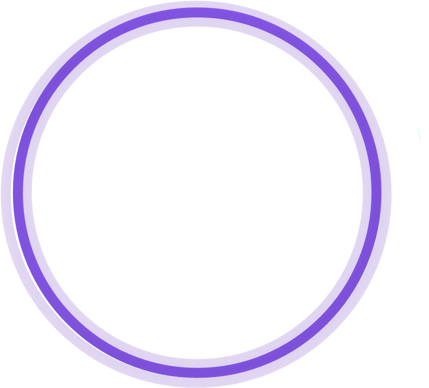 Vibrant Purple Circle Graphic PNG Image