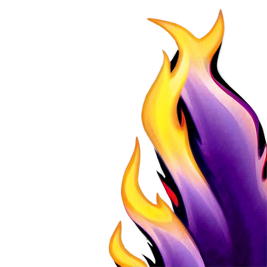 Vibrant Purple Flame Png Fhu54 PNG Image