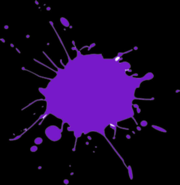 Vibrant_ Purple_ Paint_ Splash PNG Image