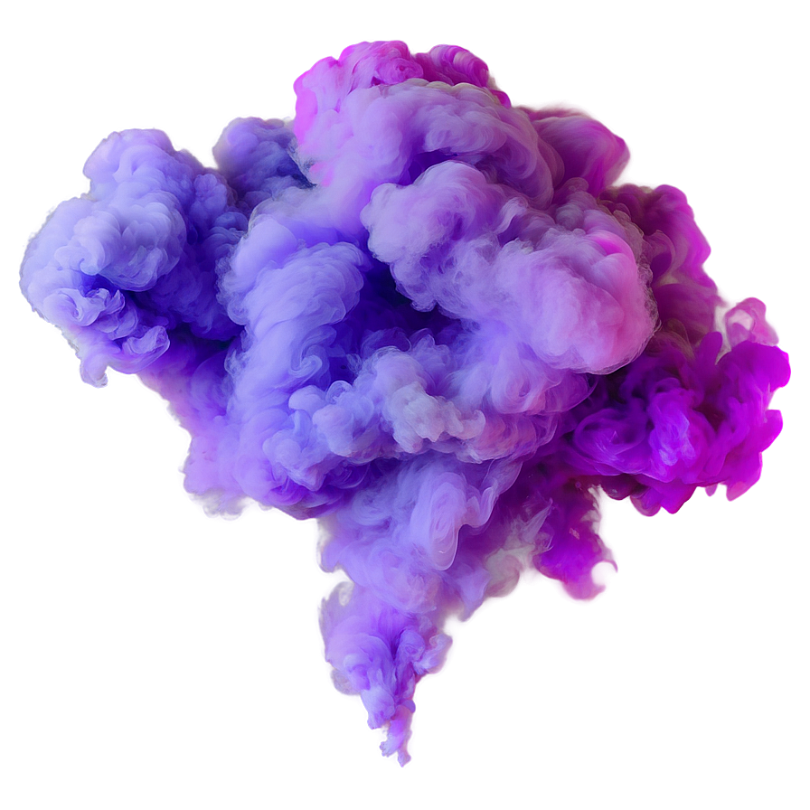 Vibrant Purple Smoke Design Png 25 PNG Image