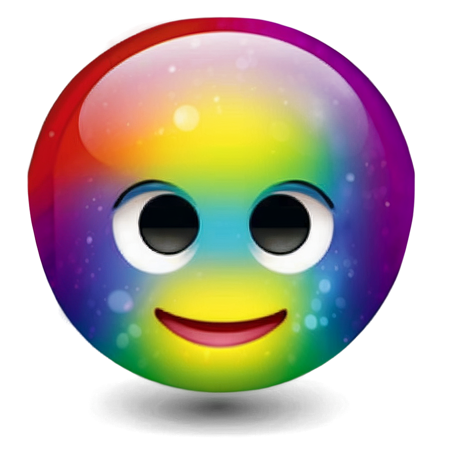 Vibrant Rainbow Emoji Png Bjq61 PNG Image