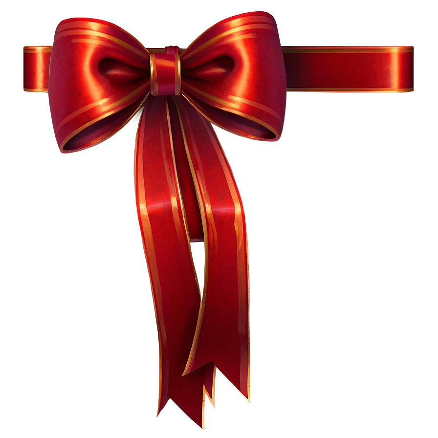 Vibrant Red Bow Png 83 PNG Image