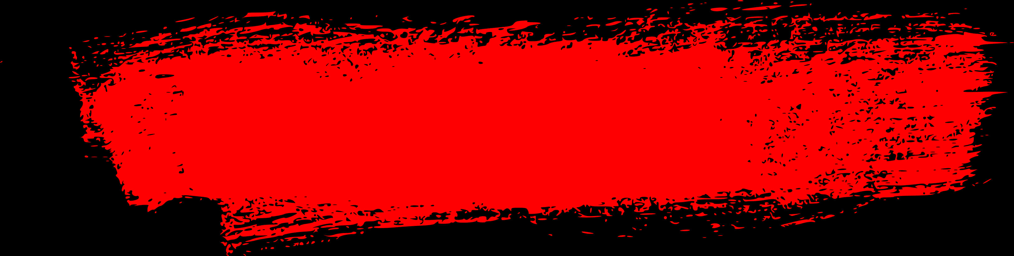 Vibrant Red Brush Stroke PNG Image