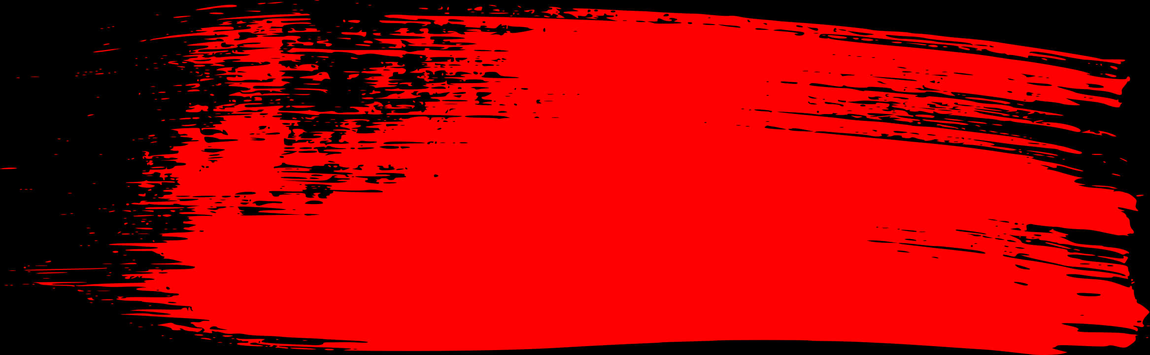 Vibrant Red Brush Strokeon Black Background.jpg PNG Image